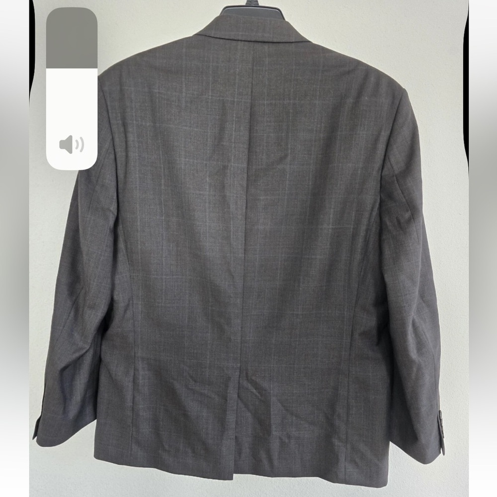 Lauren Ralph Lauren Sports Coat Men 44R Gray 100% Wool 2button Pinstripe Career - Picture 10 of 12